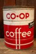 画像1: dp-250205-114 CO-OP COFFEE / 1950's Tin Can (1)