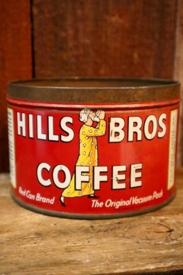 画像1: dp-250205-114 HILLS BROS COFFEE / 1950's Tin Can