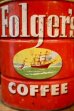 画像3: dp-250205-114 Folger's COFFEE / 1950's Tin Can