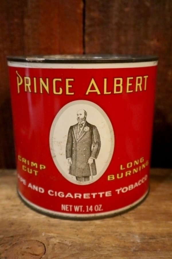 画像1: dp-250205-114 PRINCE ALBERT TOBBACO / 1950's 14 OZS. Tin Can