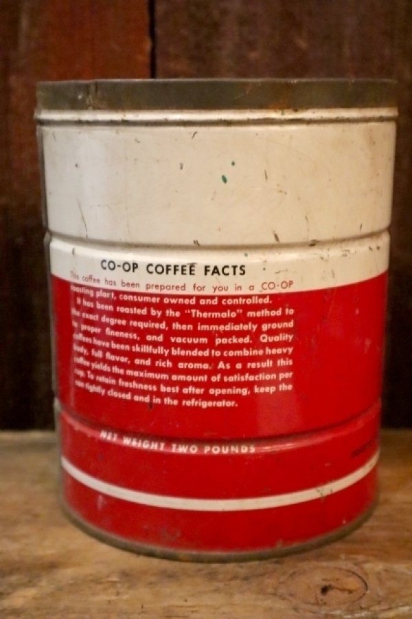 画像2: dp-250205-114 CO-OP COFFEE / 1950's Tin Can