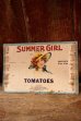 画像1: dp-250205-77 THE H.D. LEE FOODS DIVISON SUMMER GIRL TOMATOES LABEL (1)