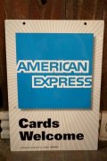 dp-250205-36 AMERICAN EXPRESS 2000's W-sided Metal Sign