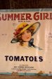 画像2: dp-250205-77 THE H.D. LEE FOODS DIVISON SUMMER GIRL TOMATOES LABEL (2)