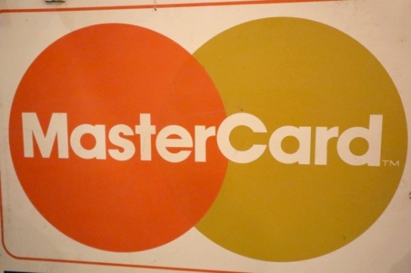 画像2: dp-250205-36 VISA Master Card 1980's W-sided Metal Sign