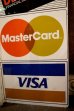 画像3: dp-250205-36 DISCOVER・Master Card・VISA 1990's W-sided Metal Sign