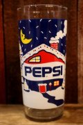 dp-250205-48 PEPSI 1990's HOLIDAY GLASS