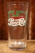 dp-250205-35 PEPSI × PONDEROSA STEAKHOUSE 1980's-1990's GLASS