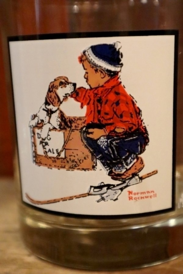 画像2: dp-250205-38 PEPSI 1979 NORMAN ROCKWELL "A BOY MEETS HIS DOG" GLASS