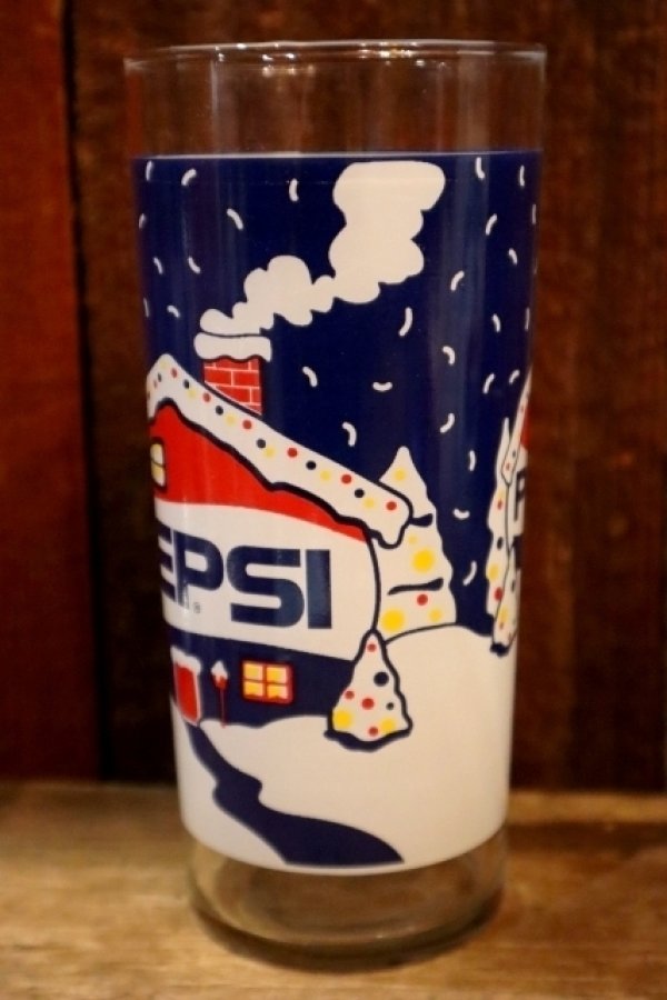 画像2: dp-250205-48 PEPSI 1990's HOLIDAY GLASS