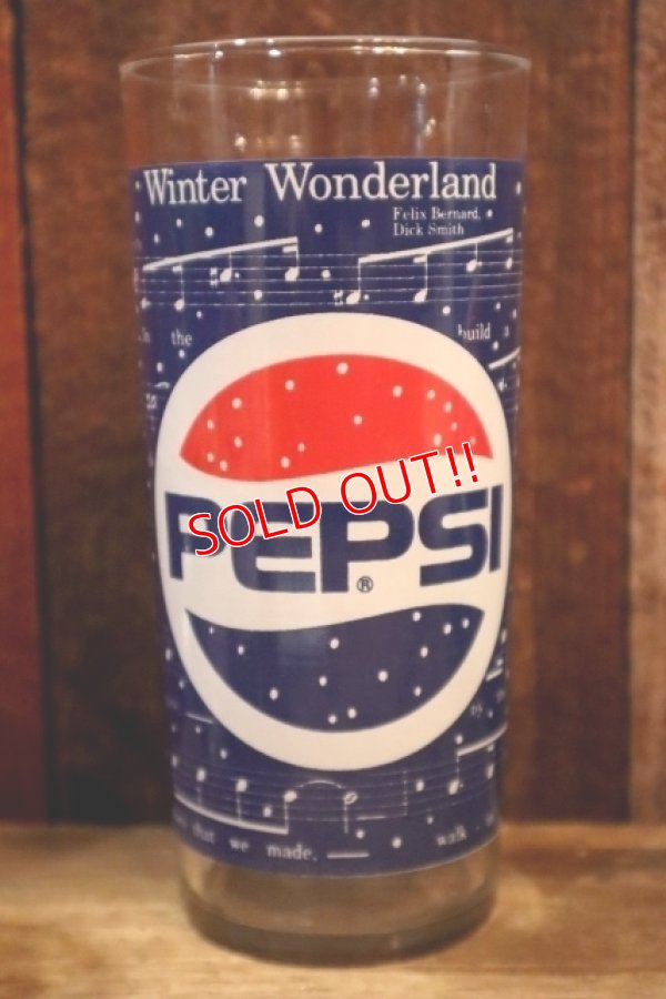 画像1: dp-250205-45 PEPSI 1990's Winter Wonderland GLASS