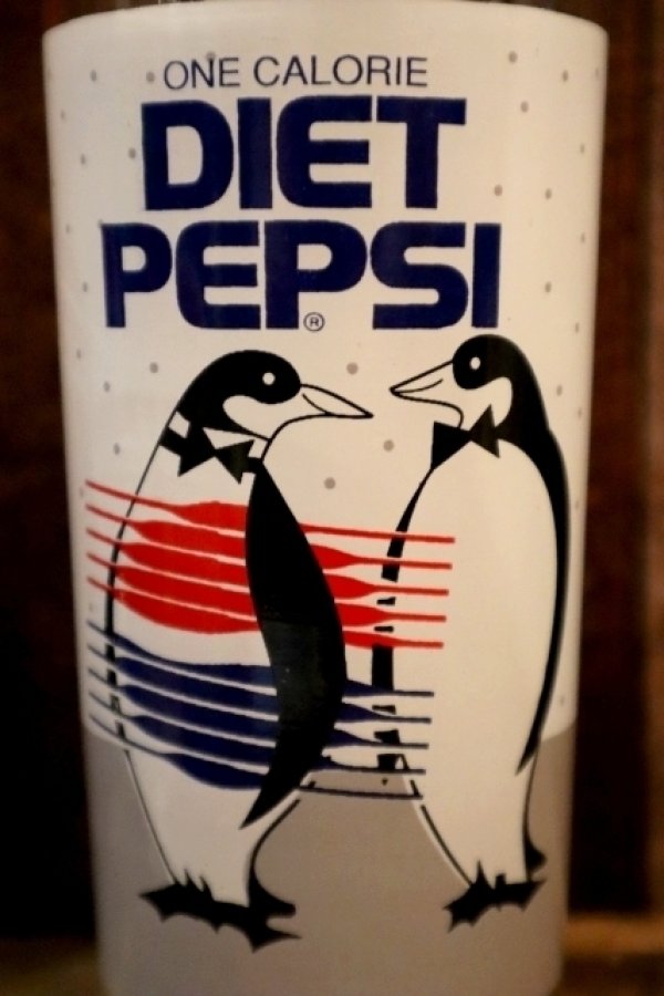 画像2: dp-250205-44 DIET PEPSI 1990's PENGUIN GLASS