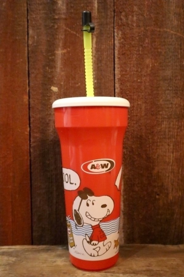 画像1: ct-250320-51 Snoopy (Joe Cool) / A&W 1990's Plastic Cup