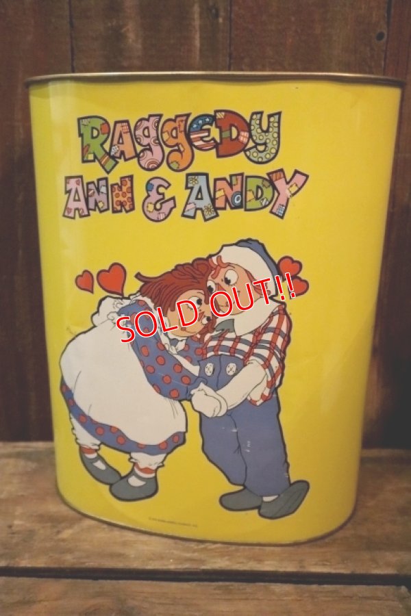 画像1: ct-250205-07 RAGGEDY ANN ANDY / CHEINCO 1970's Trash Can