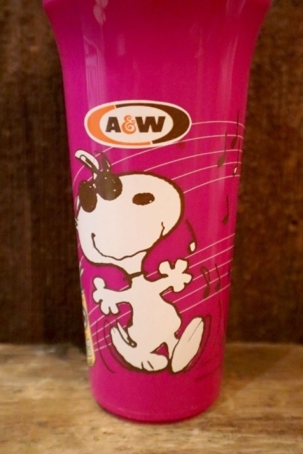 画像2: ct-250320-49 Snoopy (Joe Cool) / A&W 1990's Plastic Cup