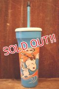 ct-250320-48 Snoopy (Joe Cool) / A&W 1990's Plastic Cup