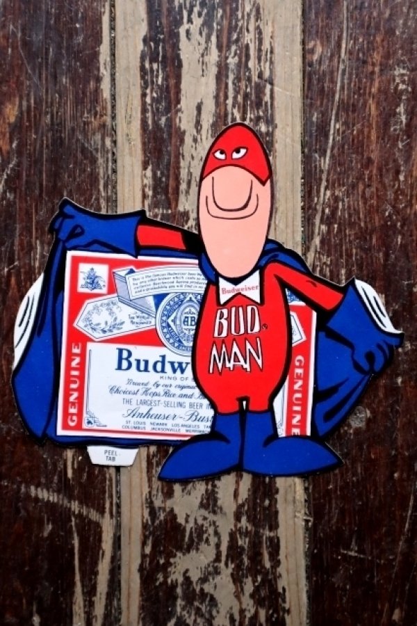 画像1: ct-250320-34 BUD MAN 1970's STICKER (17)