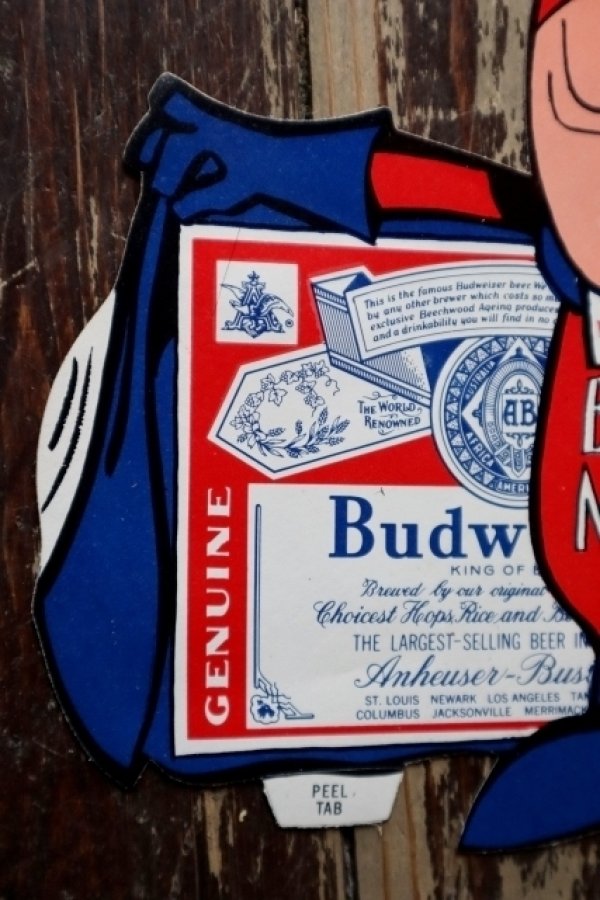 画像3: ct-250320-34 BUD MAN 1970's STICKER (17)