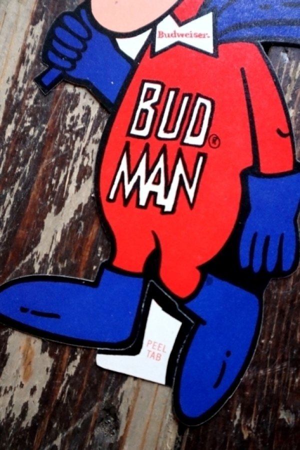 画像3: ct-250320-34 BUD MAN 1970's STICKER (8)