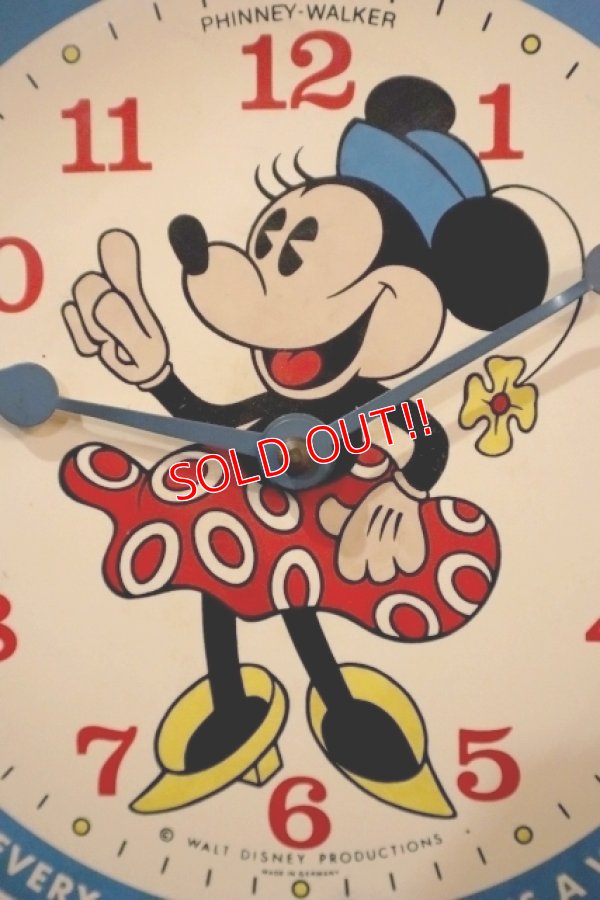 画像2: ct-250320-52 Minnie Mouse / PHINNEY-WALKER 1960's Wall Clock