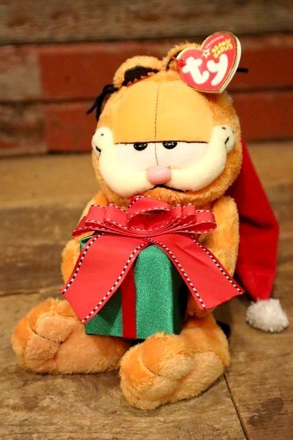 Ct 230503 02 Garfield Ty Beanie Babies 2005 Plush Doll Happy