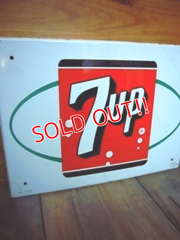 画像1: dp-110413-05 7up / Display Tin Sign