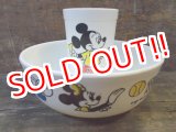 画像: ct-121218-35 Mickey Mouse / Eagle 60's-70's Cereal Bowl & Juice Tumbler