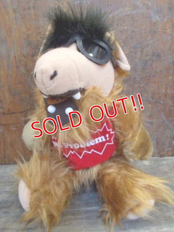 画像1: ct-130305-16 ALF / 80's Plush doll "No Problem" Red