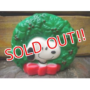 画像: ct-110830-24 Snoopy / 70's Vinyl Squeak Toy "Wreath"