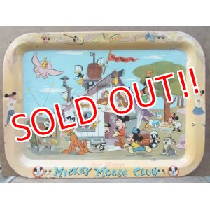 画像: Mickey Mosue Club / 60's Tin tray Mickey Mosue Club / 60's Tin tray