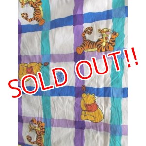 画像: ct-121112-08 Winnie the Pooh & Tigger / 90's Flat sheet (Twin)