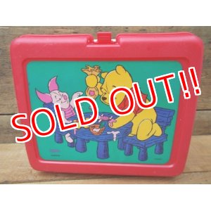 画像: ct-120717-08 Winnie the Pooh / Thermos 90's Plastic Lunchbox