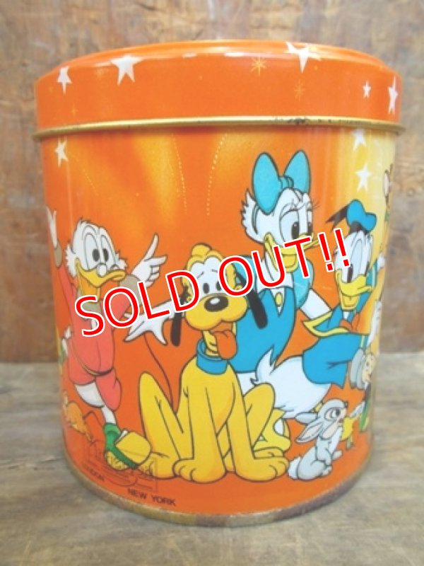 画像2: ct-130305-34 Disney Characters / 70's Taffy Trifle Tin can