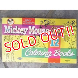 画像: ct-120805-04 Mickey Mouse Club / Whitman 50's 12 Coloring Books