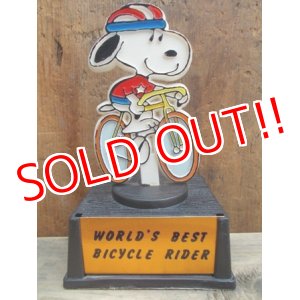 画像: ct-120523-15 Snoopy / AVIVA 70's Trophy "World's Best Bicycle Rider"