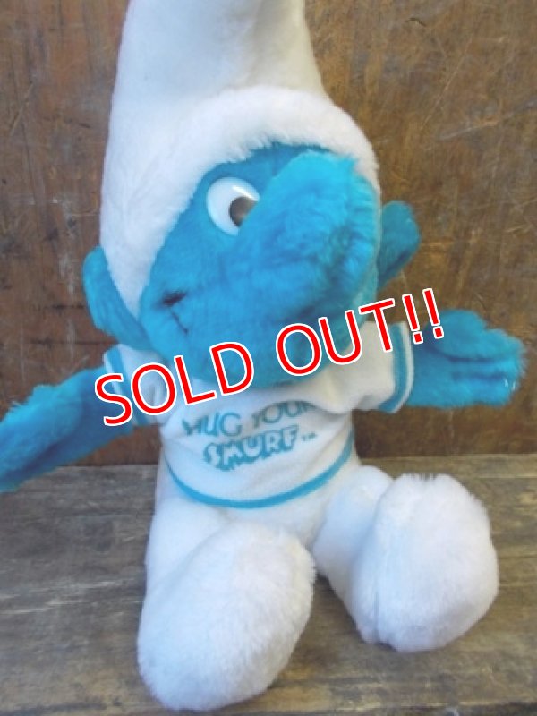 画像2: ct-130129-06 Smurf / 80's Plush doll "Hug Your Smurf"