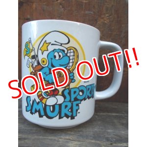 画像: gs-130109-01 Smurf / 80's Sporty Smurf Ceramic mug