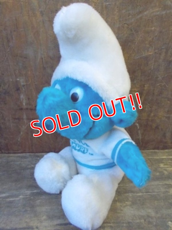 画像1: ct-130129-06 Smurf / 80's Plush doll "Hug Your Smurf"