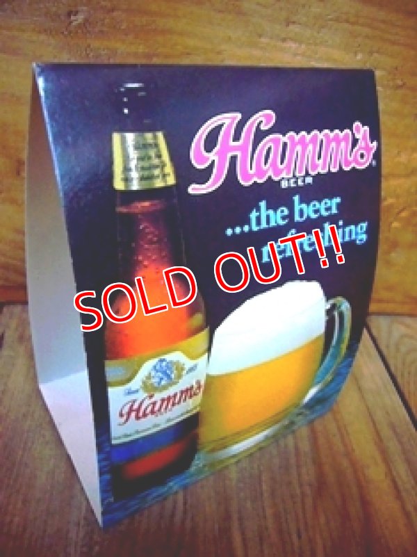 画像2: ad-100626-221 Hamm's Beer Paper Sign