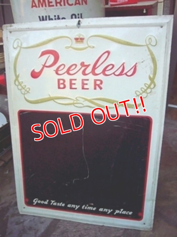 画像1: dp-111026-22 Peerless Beer / Blackboard sign