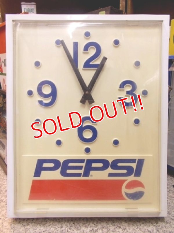 画像1: dp-130108-02 Pepsi / 80's Wall clock