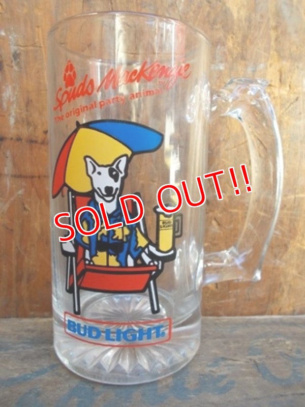 画像1: gs-130312-01 BUD LIGHT / Spuds Mackenzie 80's Beer Mug