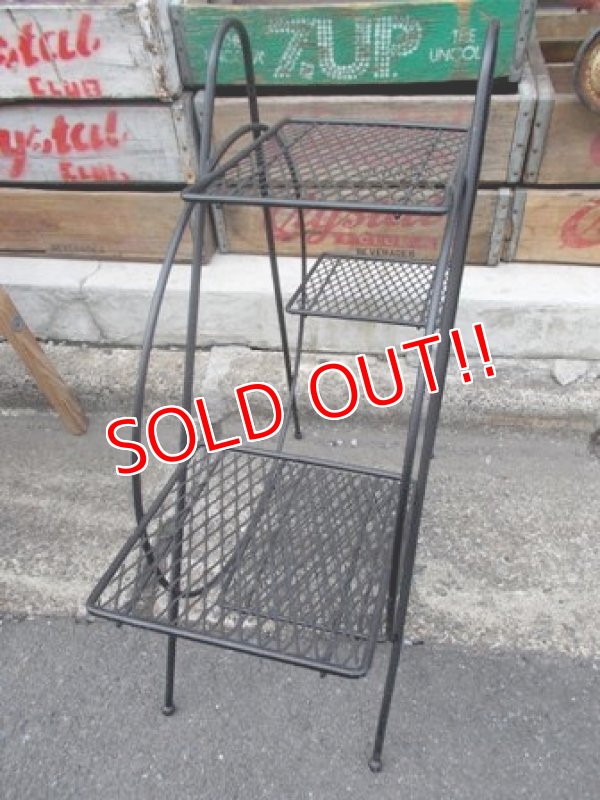 画像2: dp-120914-11 50's-60's Metal Wire Rack