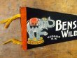 画像2: dp-130116-04 Benson Wild Animal Farm / 50's〜 Vintage Pennant