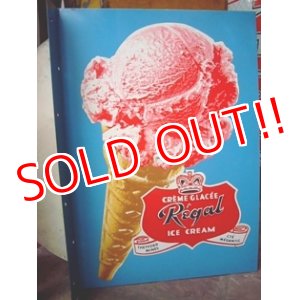 画像: dp-110105-01 CREME GLACEE Regal ICE CREAM / 50s Metal sign