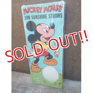 画像: ct-130511-28 Mickey Mouse / 50's 100 Sunshine Straw (Mint)