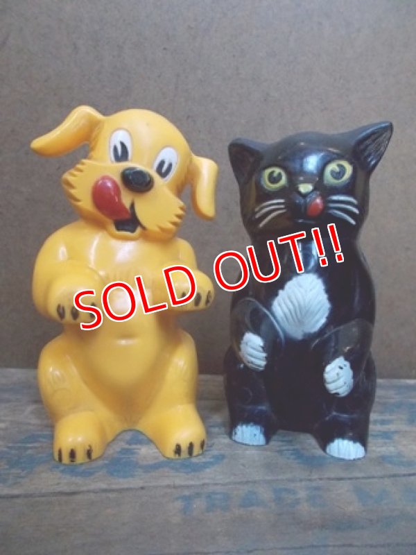 画像1: ct-130508-02 Ken-L-Ration / Dog & Cat 50's Salt & Pepper Shaker