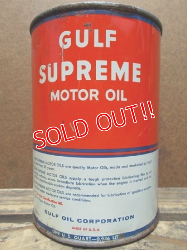 画像3: dp-130508-06 Gulf / Vintage Motor Oil Can