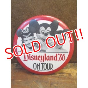 画像: pb-100626-01 Disneyland '86 On Tour Pinback