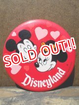 画像: pb-100626-07 Disneyland / 70's Mickey Mouse & Minnie Mouse Pinback